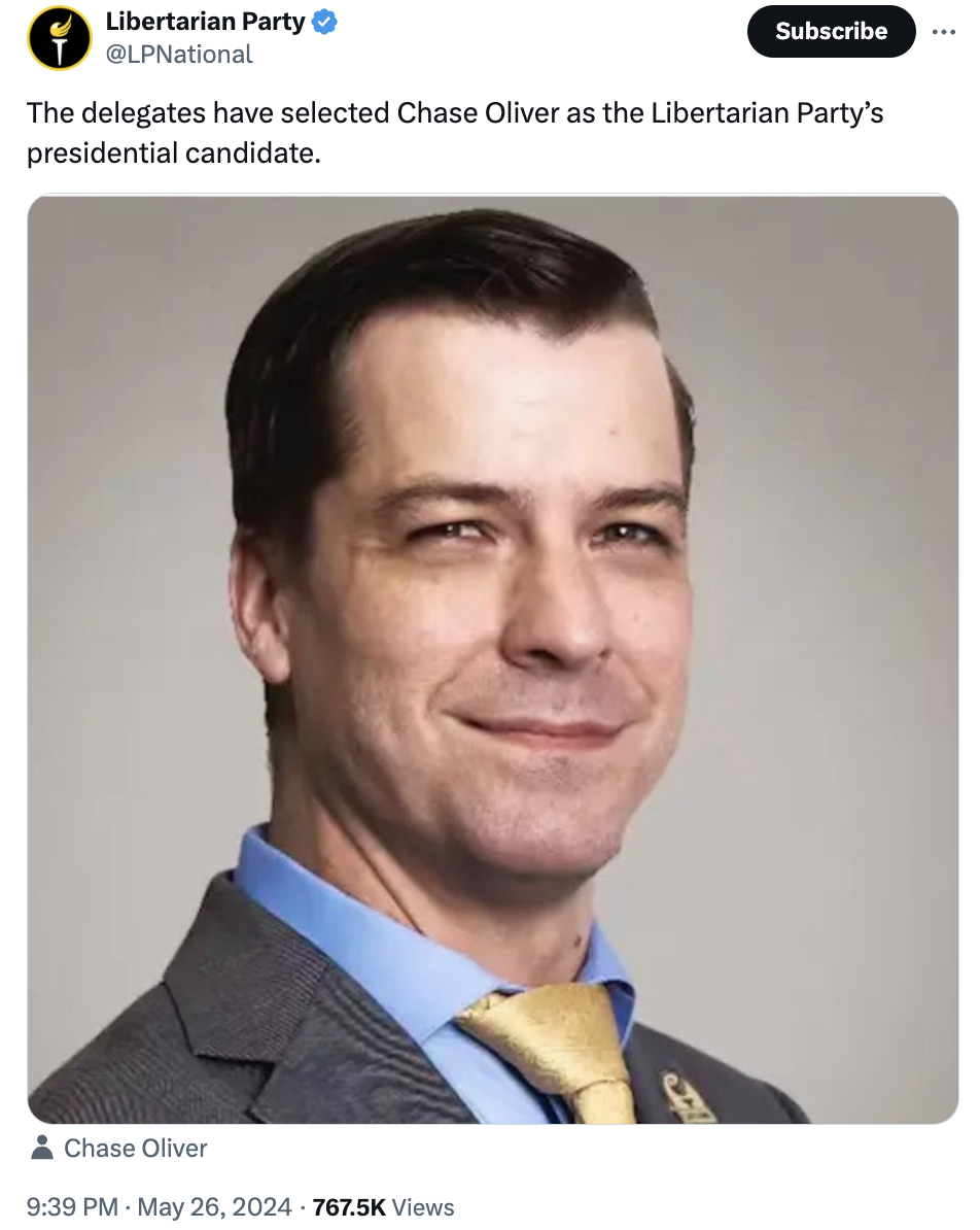Libertarian Party has US presidential candidate — What’s his crypto platform?