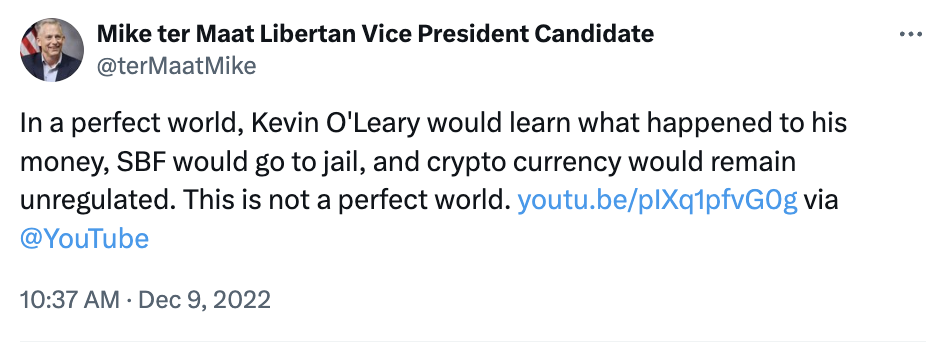 Libertarian Party has US presidential candidate — What’s his crypto platform?