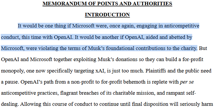 Musk again asks to block OpenAI’s ‘illegal’ conversion to for-profit model