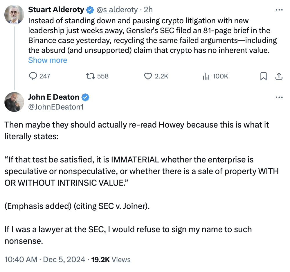 SEC defends amended suit against Binance, CZ over securities claims