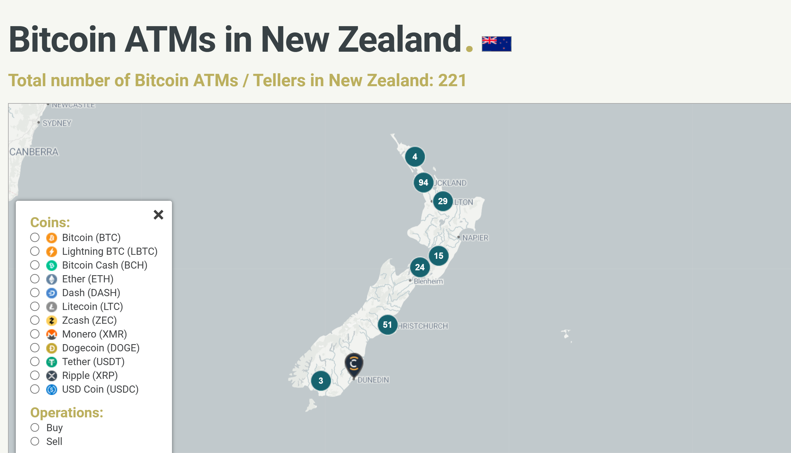 New Zealand bans crypto ATMs in crackdown on criminal cash conversions